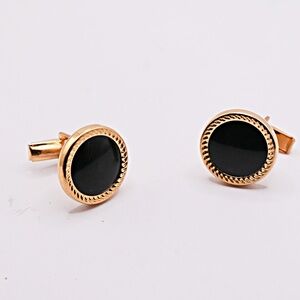 Brand New Black & Gold color Cuff Links